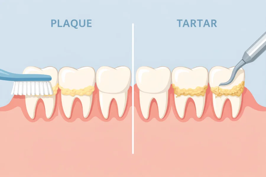 Featured image for Plaque vs. Tartar: What’s the Difference?