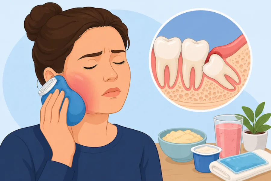 Featured image for When Wisdom Tooth Swelling Peaks After Extraction and Eases