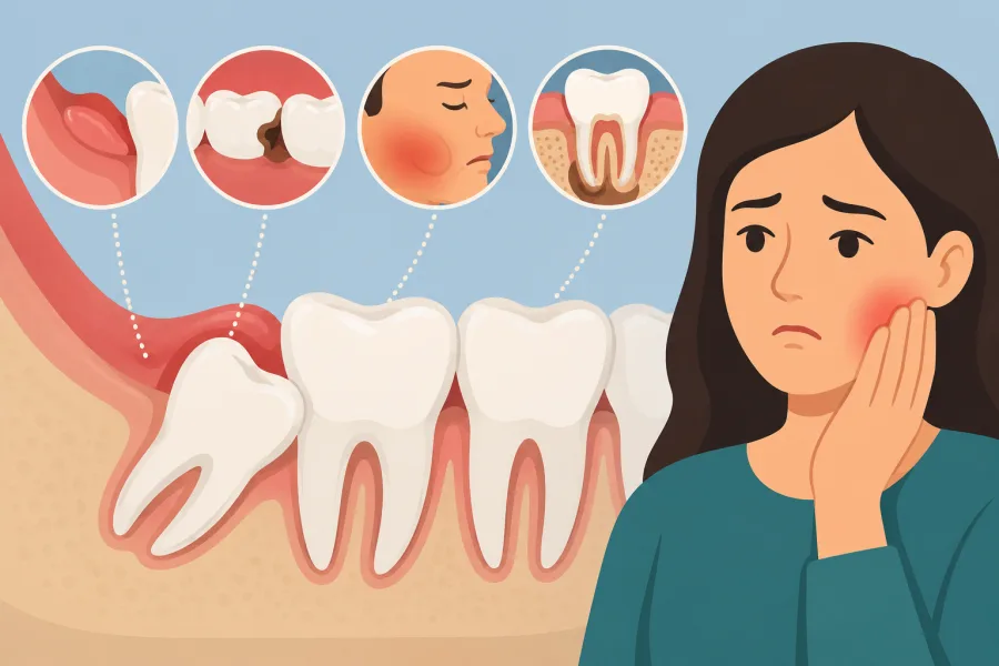 Retained wisdom teeth